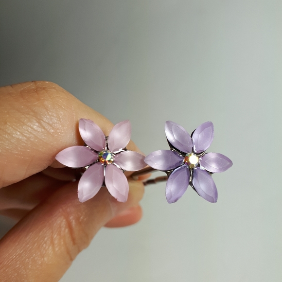 NWOT Hairpins for Updo Hairstyles (pink/purple) - Picture 2 of 5